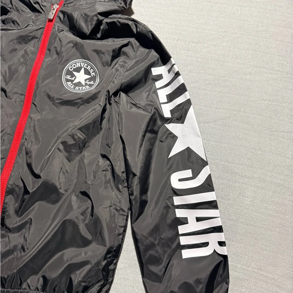 Converse Black and‎ Red Hooded Jacket